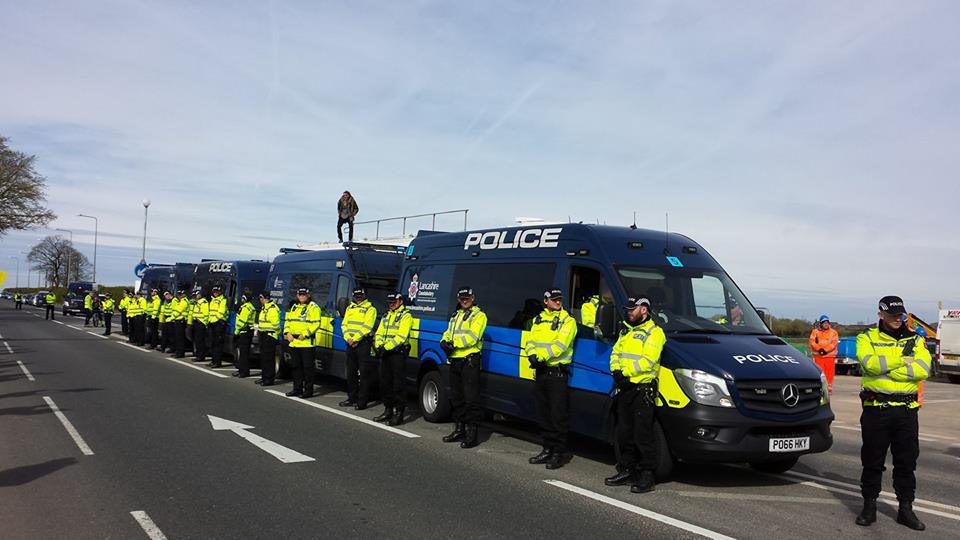 cops at lorry pnr
